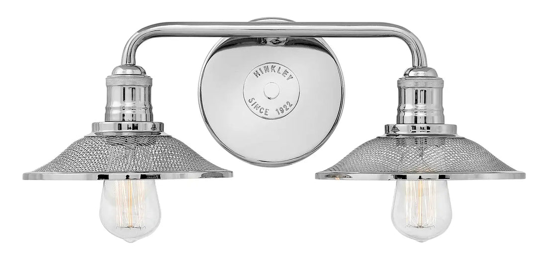 HINKLEY, RIGBY TWO LIGHT VANITY, BATH VANITY LIGHT