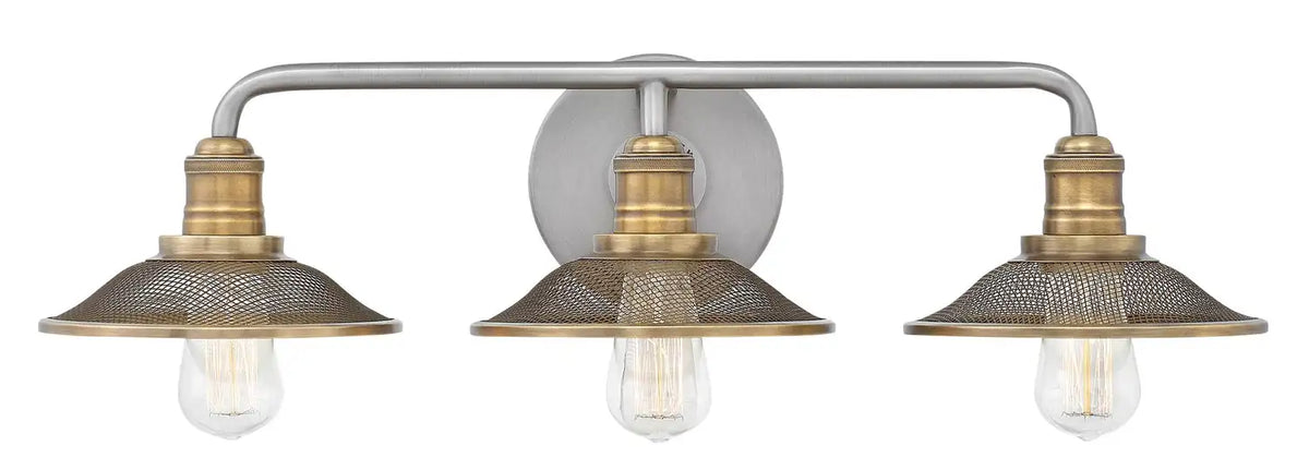 HINKLEY, RIGBY THREE LIGHT VANITY, VANITY LIGHT
