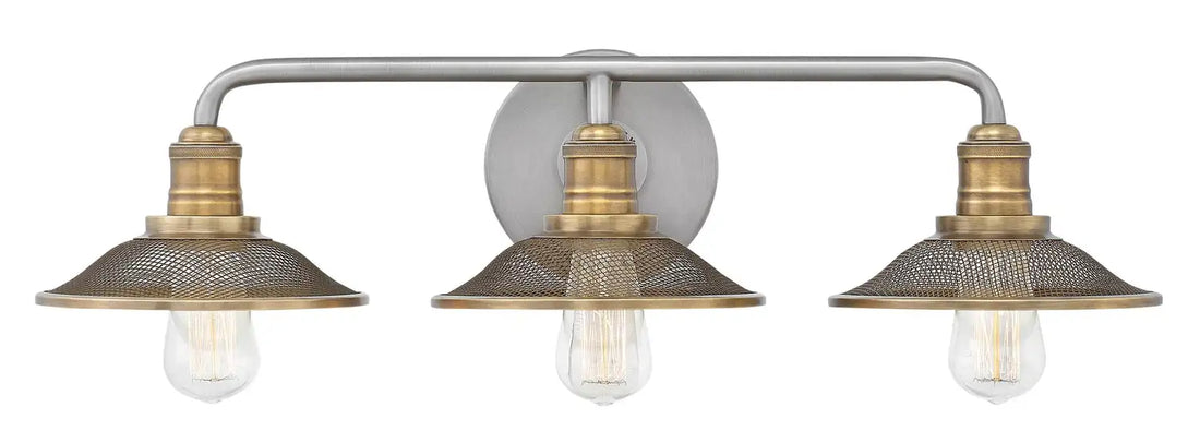HINKLEY, RIGBY THREE LIGHT VANITY, VANITY LIGHT