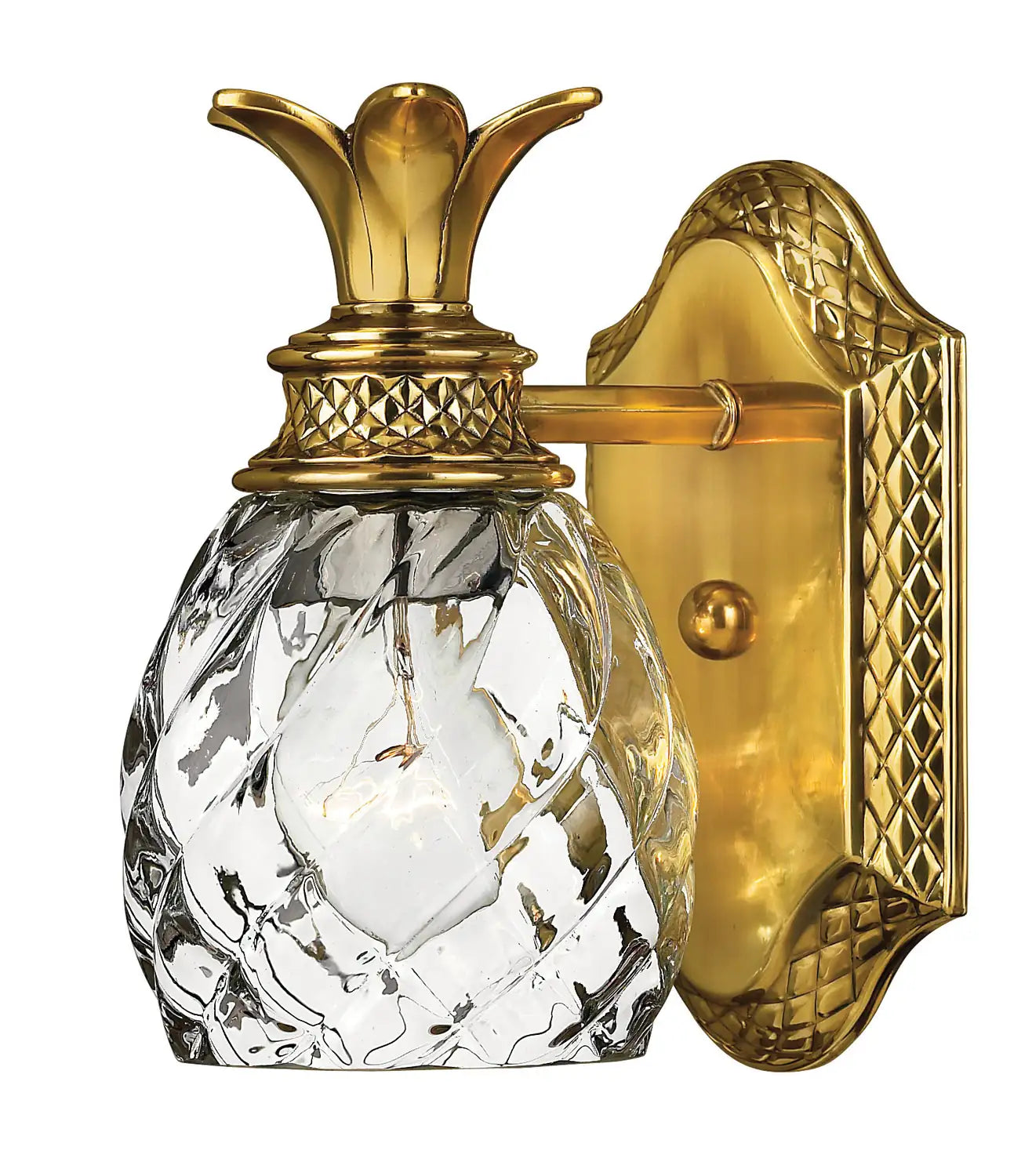 HINKLEY, PLANTATION SINGLE LIGHT SCONCE, BATH VANITY LIGHT
