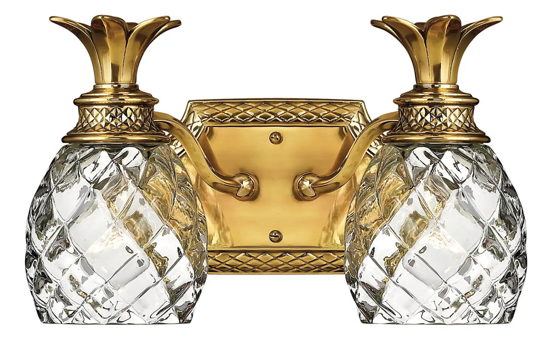HINKLEY, PLANTATION TWO LIGHT VANITY, BATH VANITY LIGHT