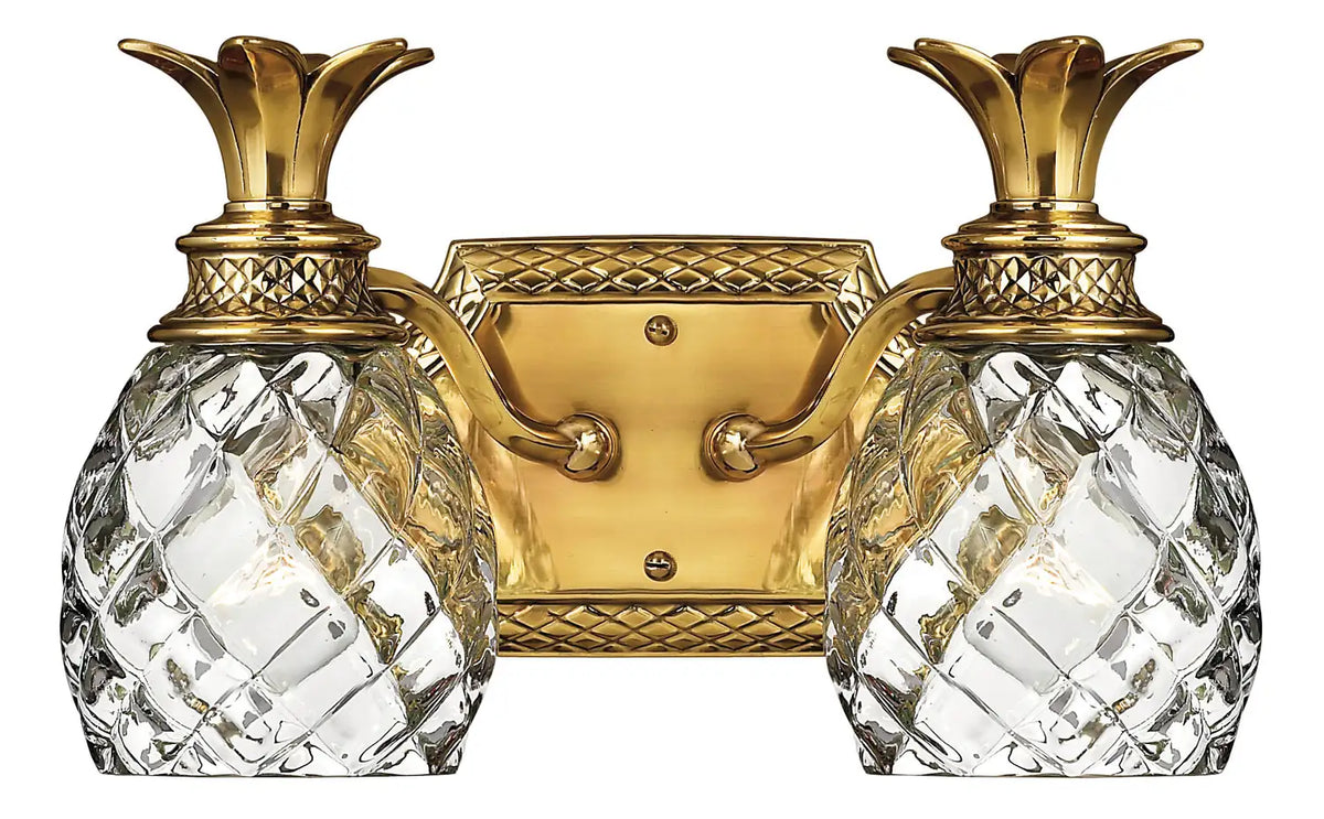 HINKLEY, PLANTATION TWO LIGHT VANITY, BATH VANITY LIGHT