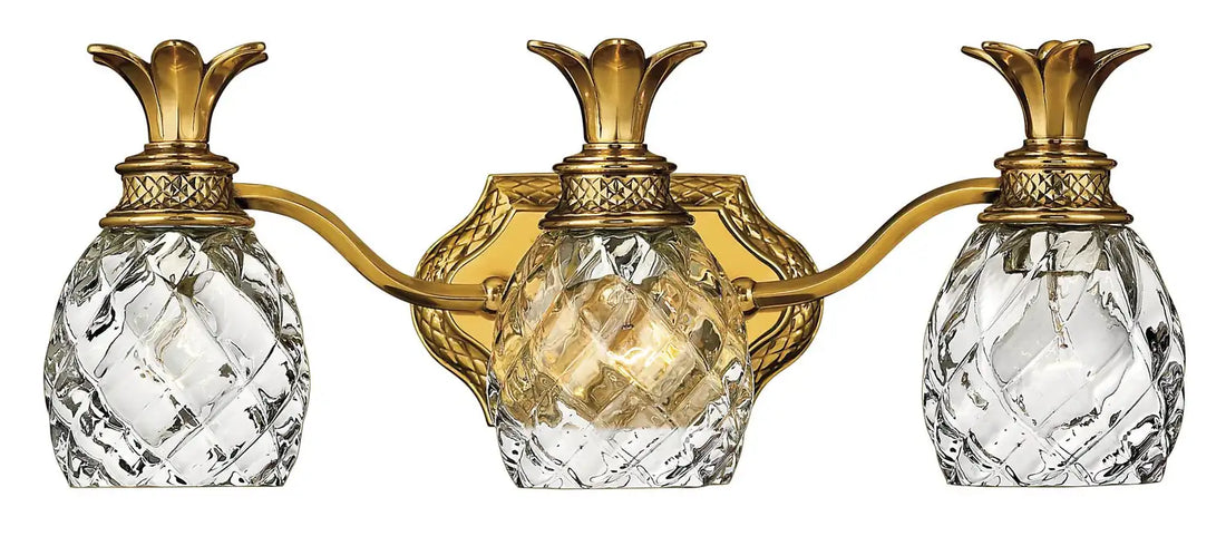 HINKLEY, PLANTATION THREE LIGHT VANITY, BATH VANITY LIGHT