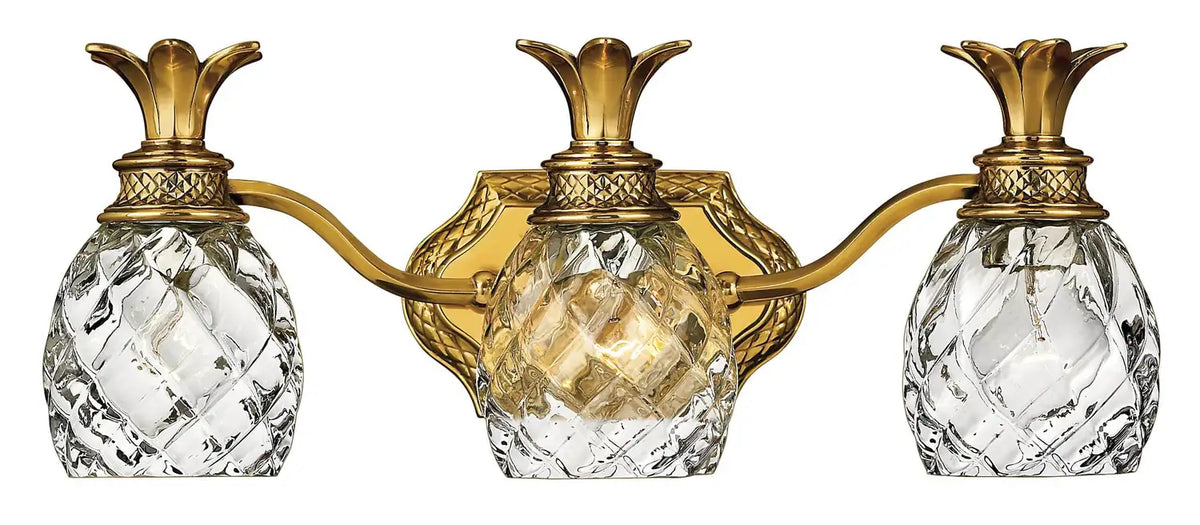HINKLEY, PLANTATION THREE LIGHT VANITY, BATH VANITY LIGHT