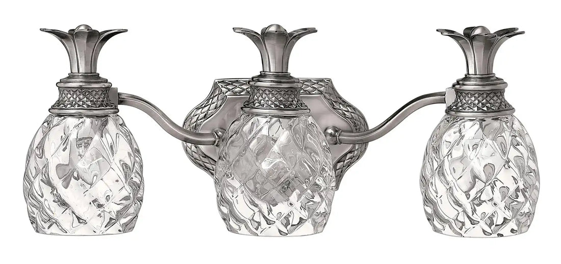 HINKLEY, PLANTATION THREE LIGHT VANITY, BATH VANITY LIGHT
