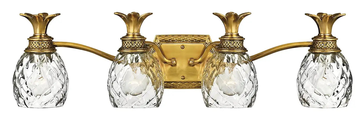 HINKLEY, PLANTATION FOUR LIGHT VANITY, BATH VANITY LIGHT