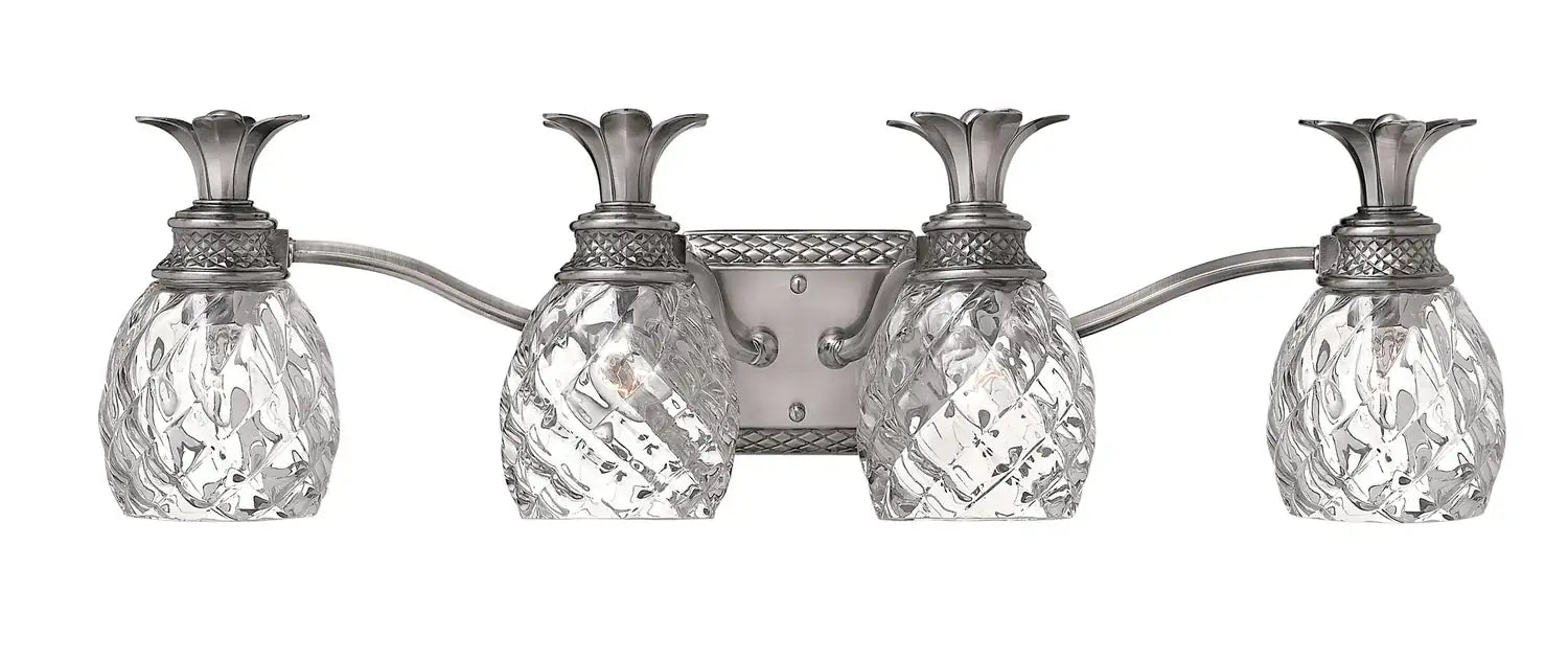 HINKLEY, PLANTATION FOUR LIGHT VANITY, BATH VANITY LIGHT
