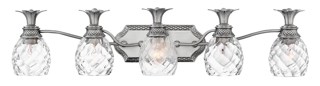 HINKLEY, PLANTATION FIVE LIGHT VANITY, BATH VANITY LIGHT
