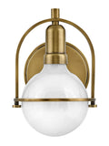 HINKLEY, SOMERSET SINGLE LIGHT SCONCE, BATH VANITY LIGHT