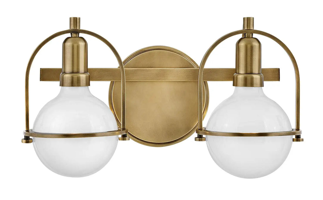HINKLEY, SOMERSET TWO LIGHT VANITY, BATH VANITY LIGHT