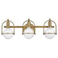 HINKLEY, SOMERSET THREE LIGHT VANITY, BATH VANITY LIGHT