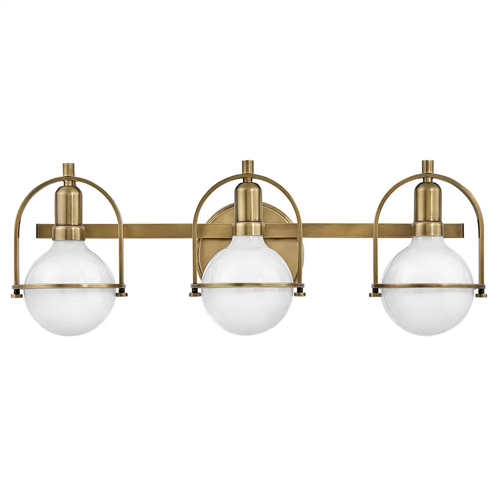HINKLEY, SOMERSET THREE LIGHT VANITY, BATH VANITY LIGHT