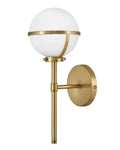 HINKLEY, HOLLIS SINGLE LIGHT SCONCE, BATH VANITY LIGHT