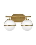 HINKLEY, HOLLIS TWO LIGHT VANITY, BATH VANITY LIGHT