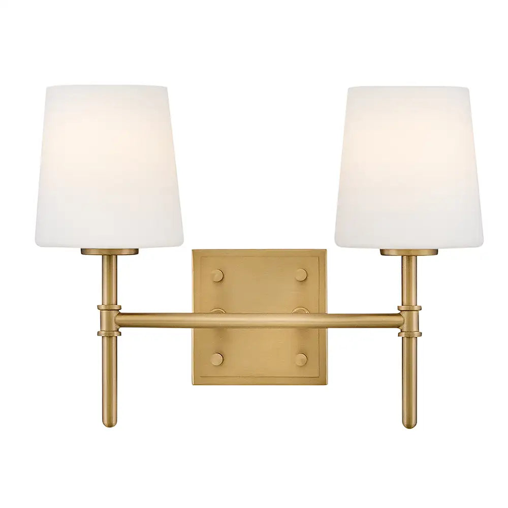 HINKLEY, SAUNDERS TWO LIGHT VANITY, BATH VANITY LIGHT