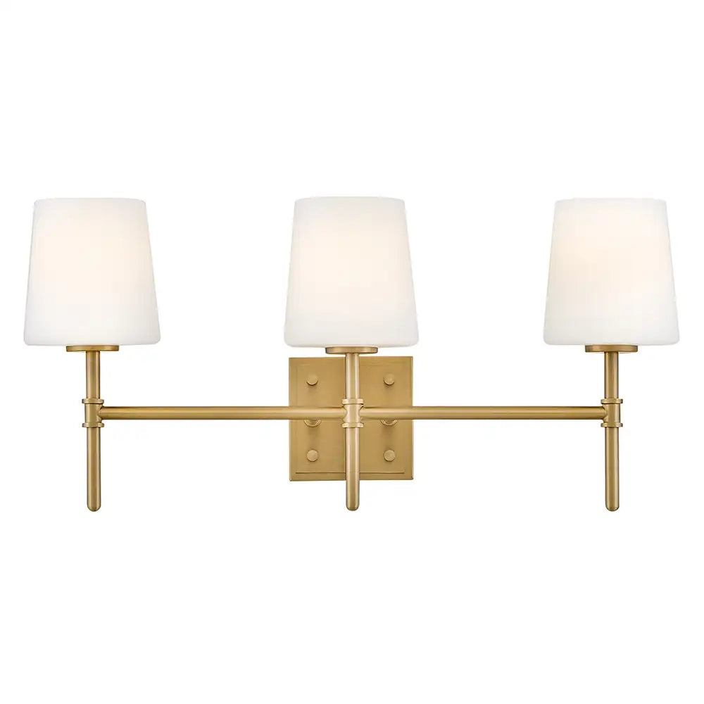 HINKLEY, SAUNDERS THREE LIGHT VANITY, BATH VANITY LIGHT