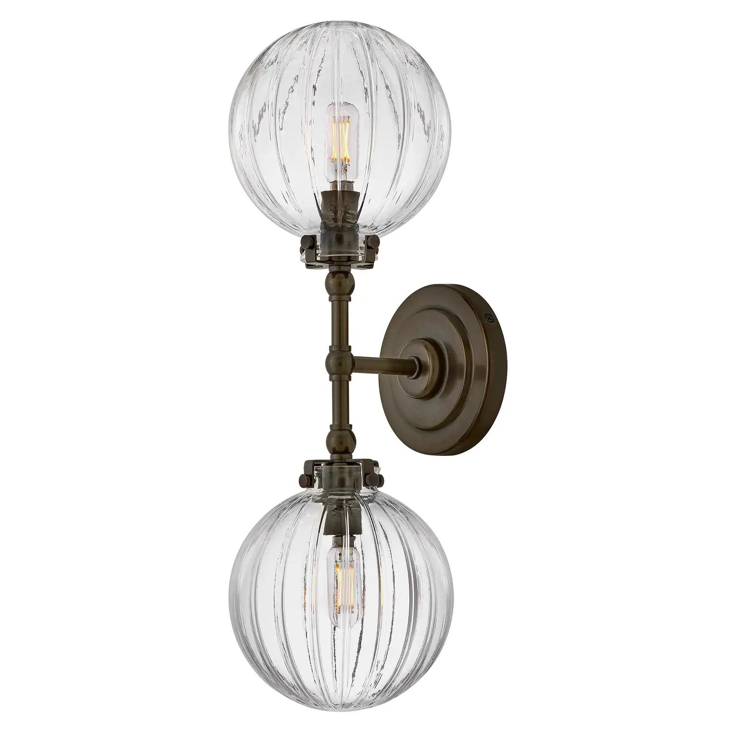 HINKLEY, HELENE TWO LIGHT SCONCE, BATH VANITY LIGHT