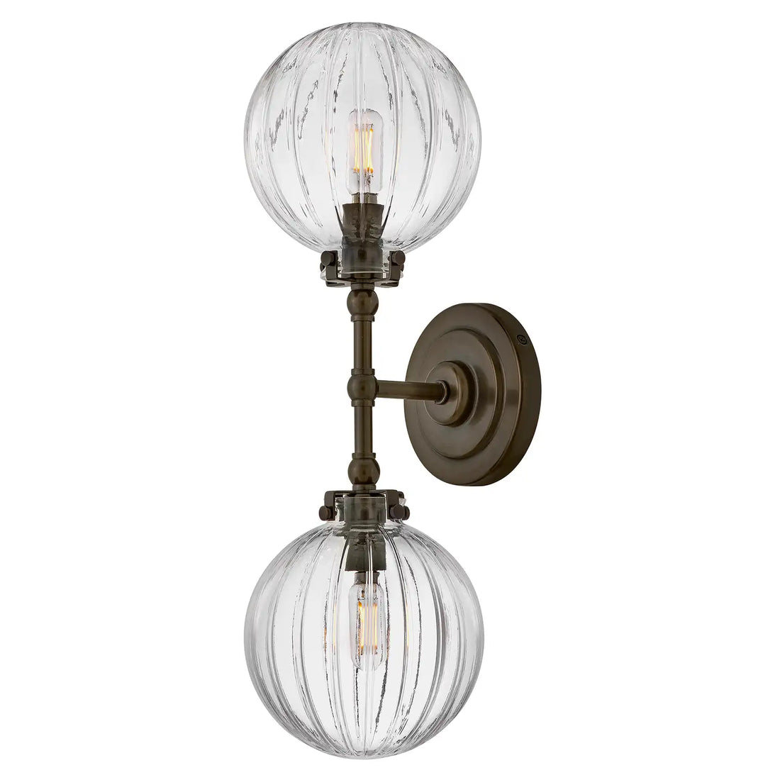 HINKLEY, HELENE TWO LIGHT SCONCE, BATH VANITY LIGHT