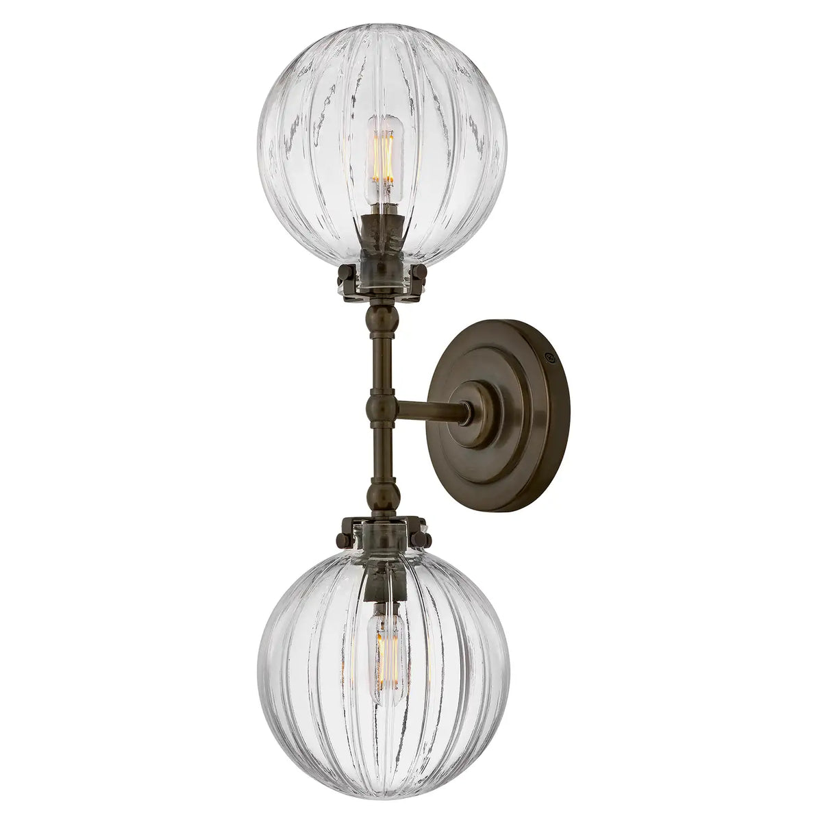 HINKLEY, HELENE TWO LIGHT SCONCE, BATH VANITY LIGHT