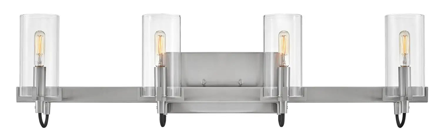 HINKLEY, RYDEN FOUR LIGHT VANITY, BATH VANITY LIGHT