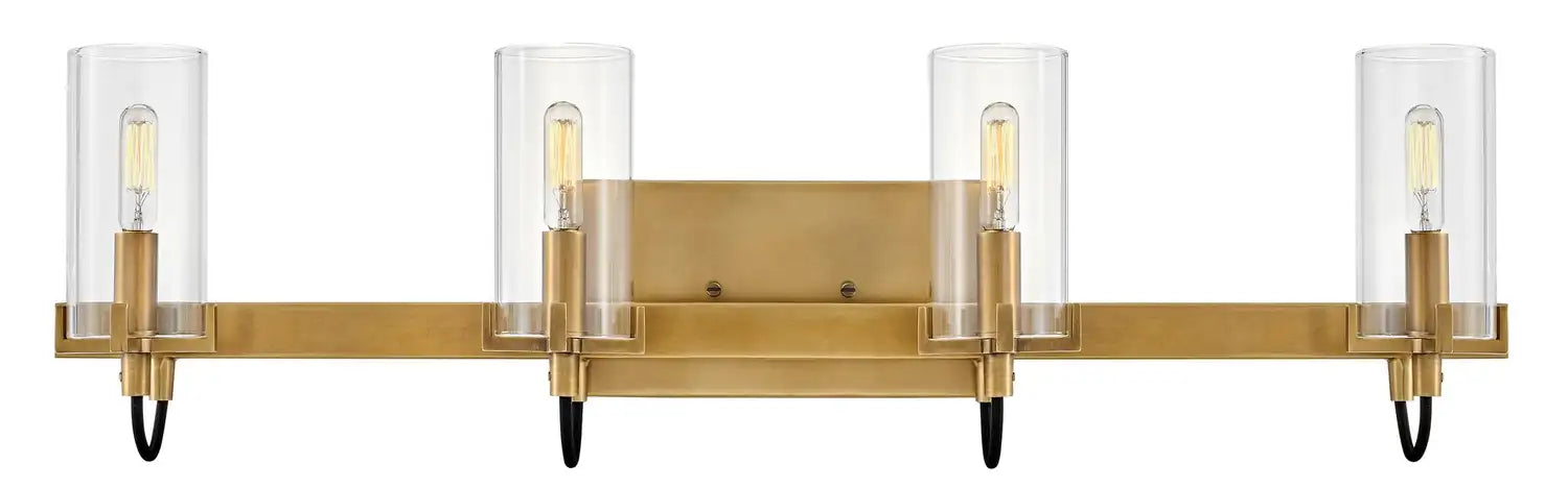 HINKLEY, RYDEN FOUR LIGHT VANITY, BATH VANITY LIGHT