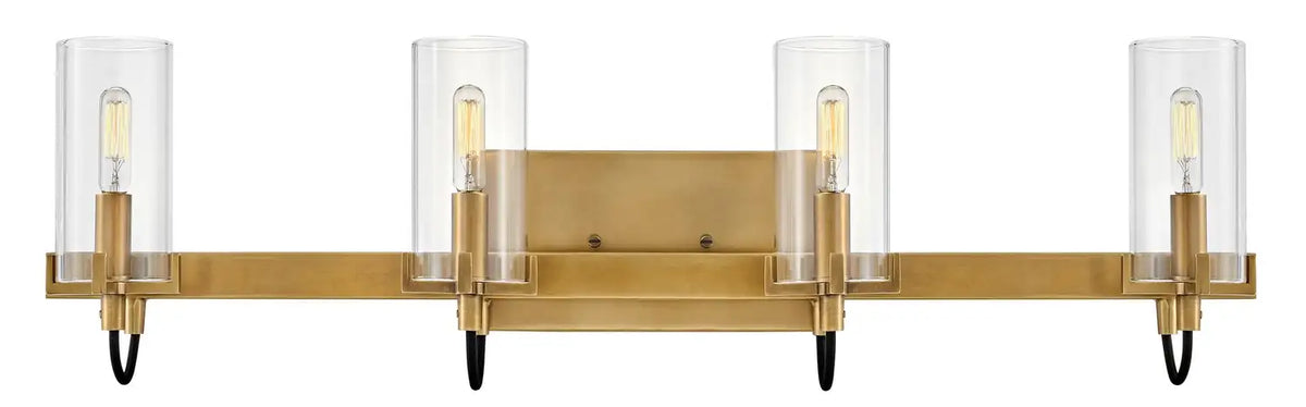 HINKLEY, RYDEN FOUR LIGHT VANITY, BATH VANITY LIGHT