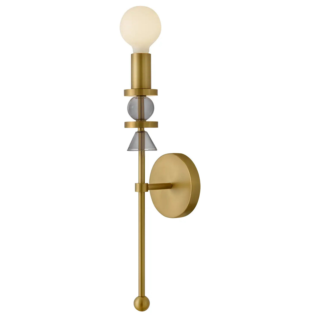 LARK, PRIM SINGLE LIGHT SCONCE, BATH VANITY LIGHT