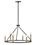 LARK, LAZLO SINGLE TIER CHANDELIER, CHANDELIER LIGHT