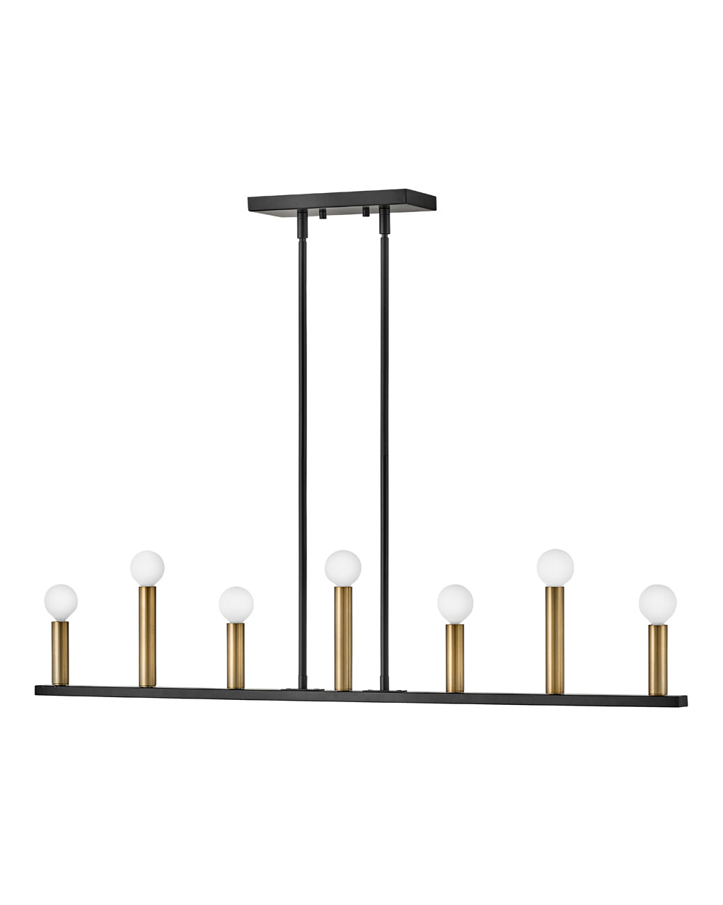 LARK, LAZLO SEVEN LIGHT LINEAR CHANDELIER, CHANDELIER LIGHT