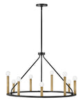 LARK, LAZLO SINGLE TIER CHANDELIER, CHANDELIER LIGHT