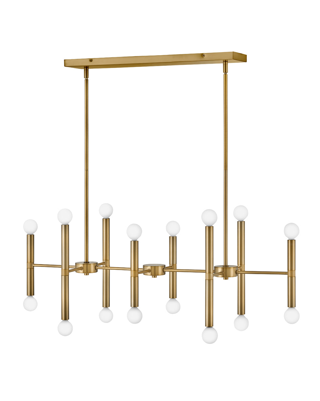 LARK, MILLIE SIXTEEN LIGHT LINEAR CHANDELIER, CHANDELIER LIGHT