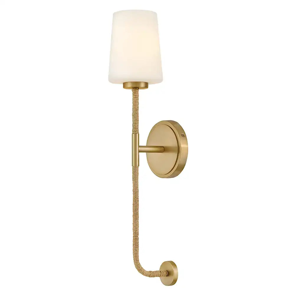 LARK, KLINE LARGE SINGLE LIGHT TALL SCONCE, WALL SCONCES