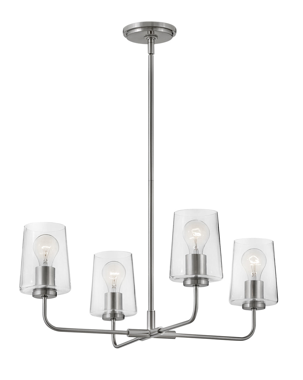 LARK, KLINE SINGLE TIER CHANDELIER, CHANDELIER LIGHT