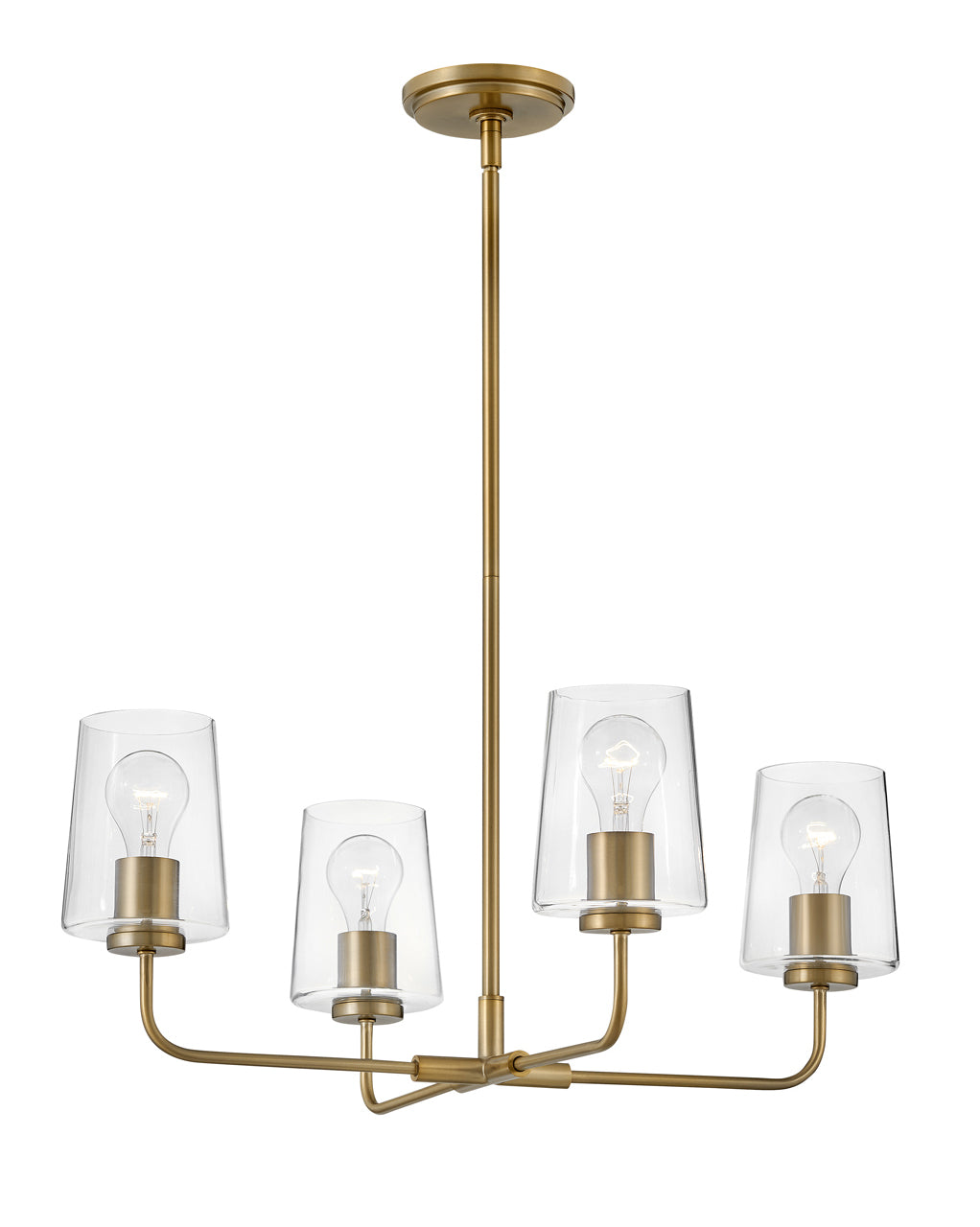 LARK, KLINE SINGLE TIER CHANDELIER, CHANDELIER LIGHT