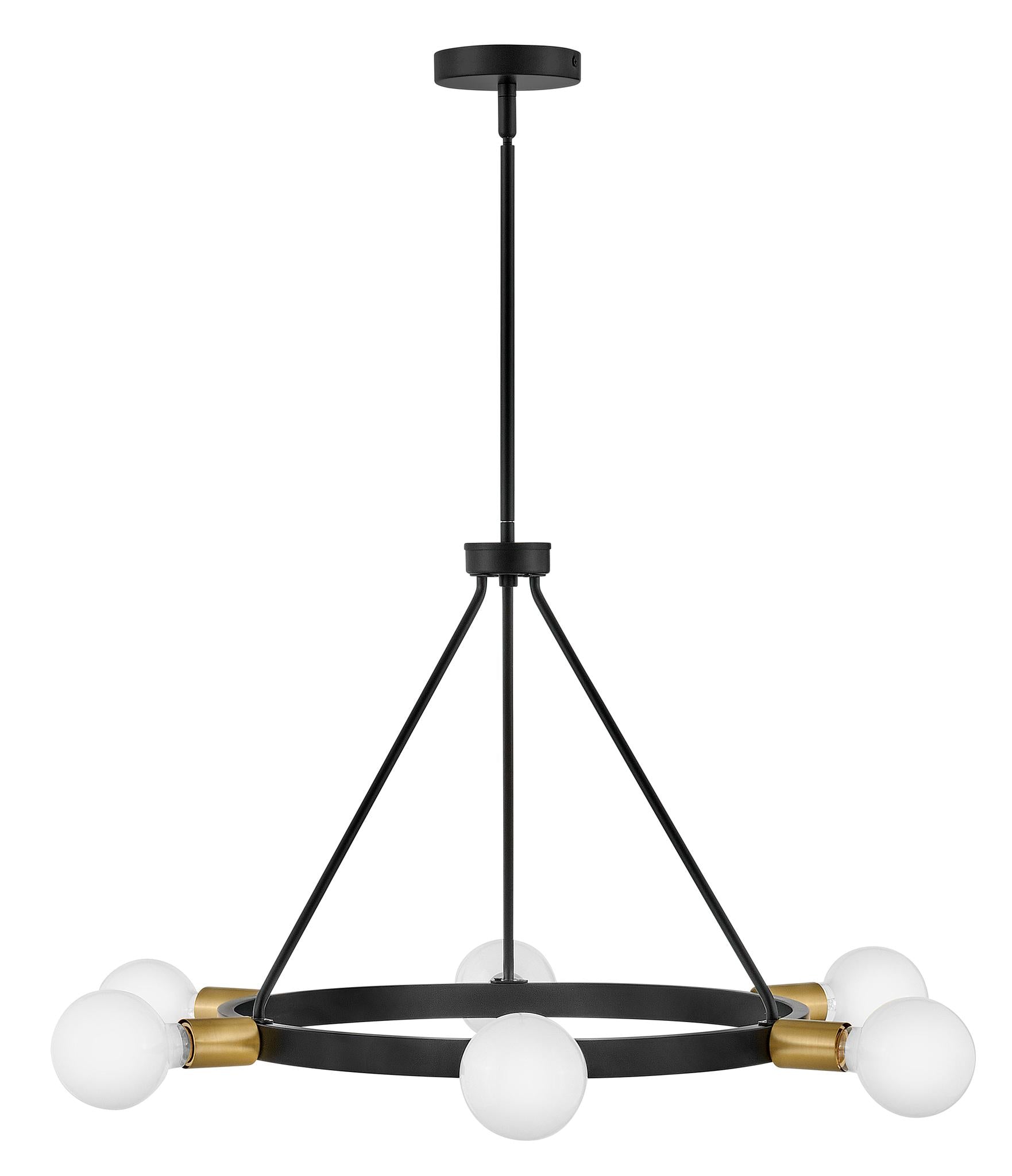 LARK, ORLA SINGLE TIER CHANDELIER, CHANDELIER LIGHT