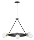 LARK, ORLA SINGLE TIER CHANDELIER, CHANDELIER LIGHT