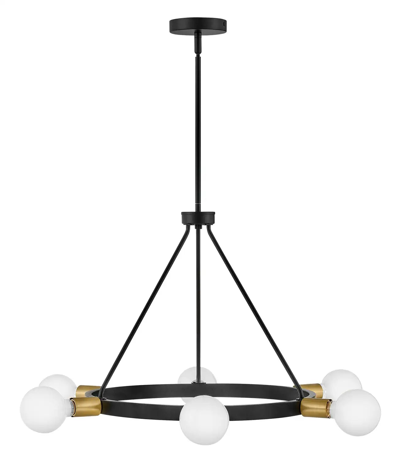 LARK, ORLA SINGLE TIER CHANDELIER, CHANDELIER LIGHT