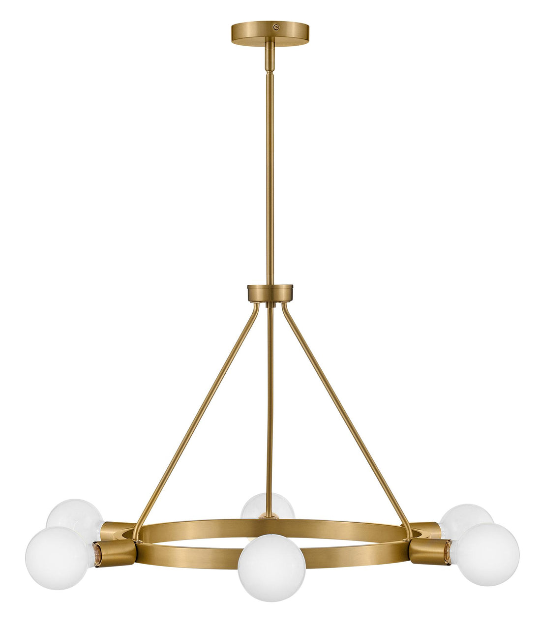 LARK, ORLA SINGLE TIER CHANDELIER, CHANDELIER LIGHT