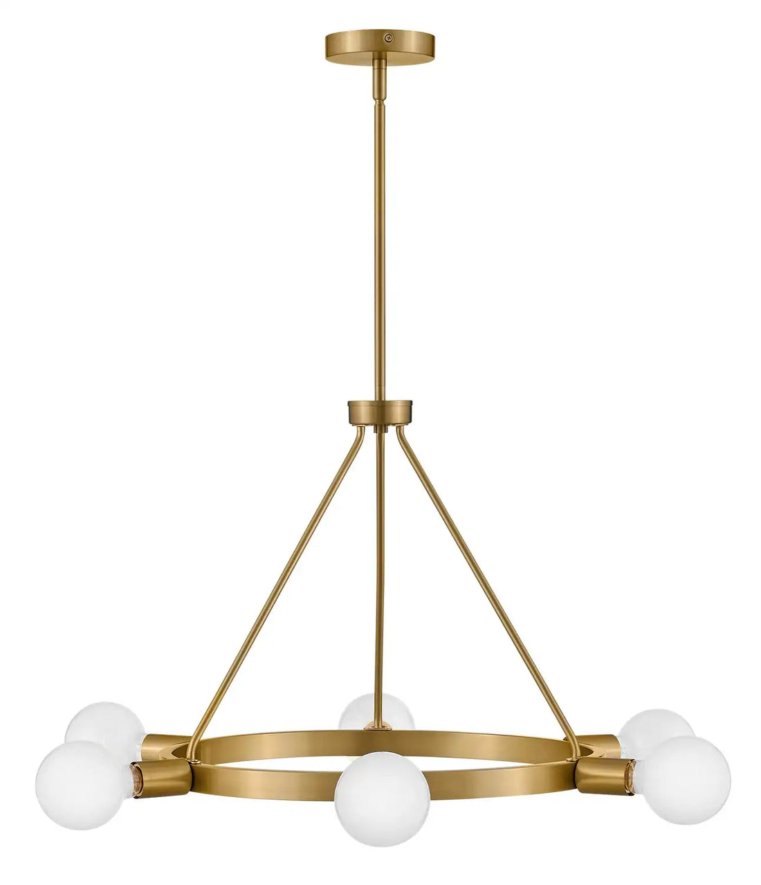 LARK, ORLA SINGLE TIER CHANDELIER, CHANDELIER LIGHT