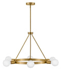 LARK, ORLA SINGLE TIER CHANDELIER, CHANDELIER LIGHT