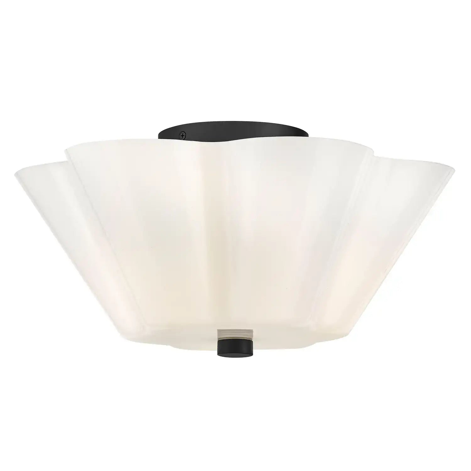 LARK, HONEY MEDIUM SEMI-FLUSH MOUNT, FLUSH MOUNT CEILING LIGHTS