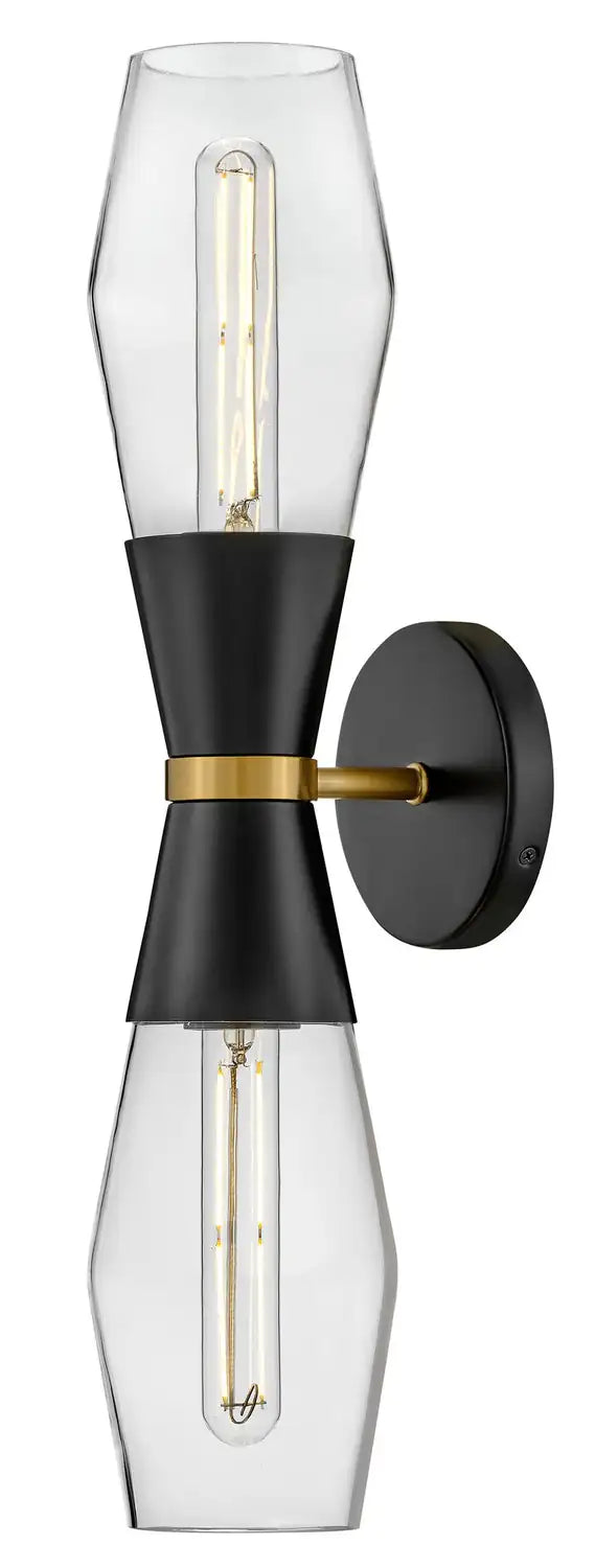 LARK, LIVIE TWO LIGHT SCONCE, WALL SCONCES