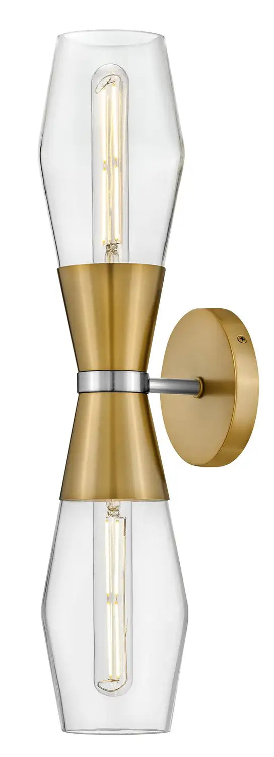 LARK, LIVIE TWO LIGHT SCONCE, WALL SCONCES