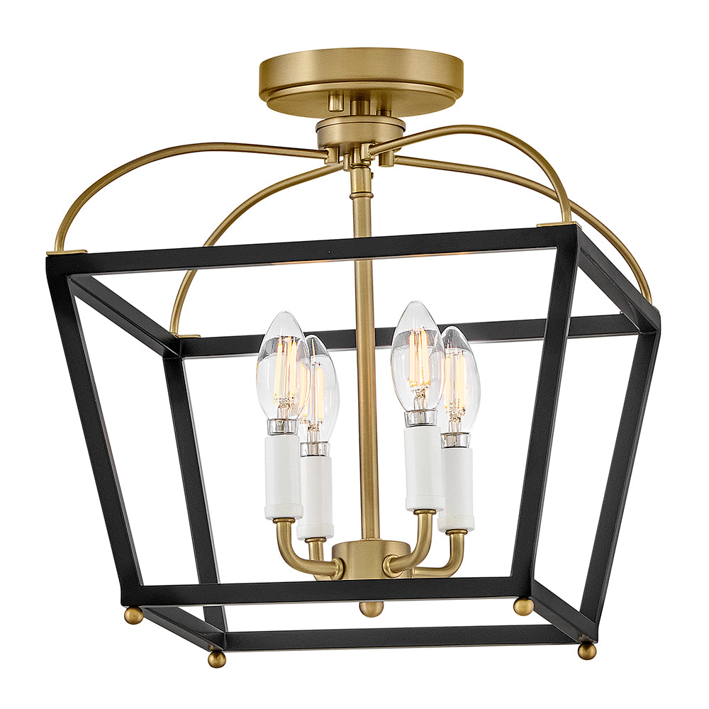 LARK, TATE SEMI-FLUSH MOUNT, SEMI FLUSH MOUNT LIGHT