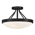 LARK, GUS MEDIUM SEMI-FLUSH MOUNT, FLUSH MOUNT CEILING LIGHTS
