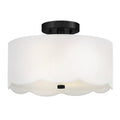 LARK, BLISS MEDIUM SEMI-FLUSH MOUNT, FLUSH MOUNT CEILING LIGHTS