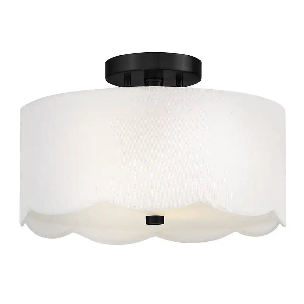 LARK, BLISS MEDIUM SEMI-FLUSH MOUNT, FLUSH MOUNT CEILING LIGHTS