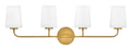 LARK, KLINE FOUR LIGHT VANITY, VANITY LIGHT