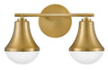 LARK, HADDIE TWO LIGHT VANITY, VANITY LIGHT