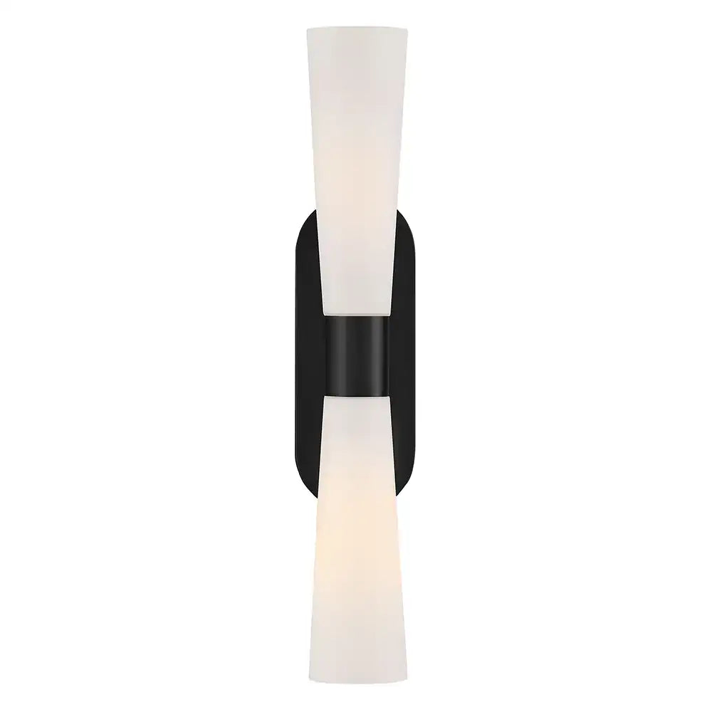LARK, BEAU LARGE TWO LIGHT SCONCE, WALL SCONCES